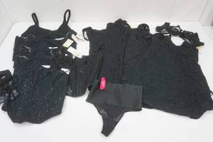 lot 287 image: Womens Auden Black Lingerie Size XS-XL