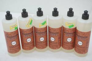 lot 302 image: (6ct) 16 oz Mrs. Meyers Clean Day Dish Soap. Gingerbread Scent