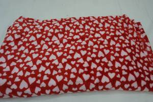 lot 386 image: Plush Hearts Blanket NEW