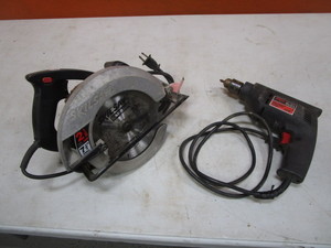 lot 62 image: Skil Saw & Drill