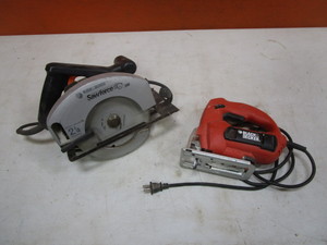 lot 63 image: Circular Saw & Drill