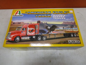 lot 98 image: Vintage Semi & Trailer Model