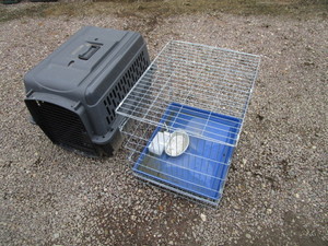 lot 138 image: Pet Kennel & Rabbit Cage