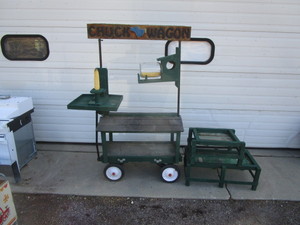 lot 17 image: Squirrel Feeder Wagon & Planter Stands