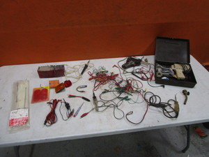 lot 232 image: Solder Gun & Electrical Lot