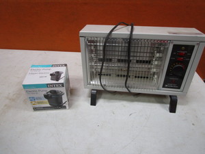 lot 251 image: Space Heater & Air Pump
