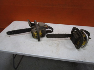 lot 315 image: (2) 14 McCulloch Eager Beaver Chainsaws