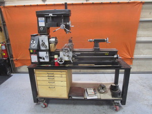 lot 4 image: Smithy Lathe & Mill Combination wTooling & Measuring Tools