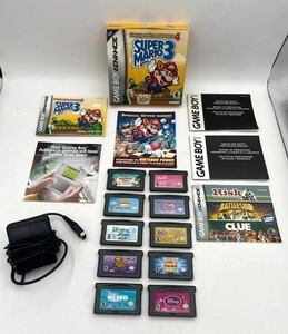 lot 10 image: Nintendo Game Boy Advance Game Lot - Madagascar, Dora the Explorer, Finding Nemo, and More