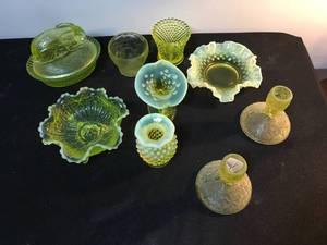 lot 146 image: Antique Uranium Glass