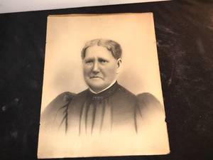 lot 239 image: Antique Photo with Wood Frame