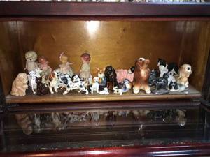 lot 228 image: Antique Dog Figurines