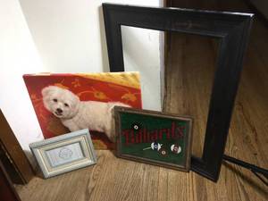 lot 62 image: Assorted frames and Pictures