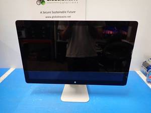 Apple&nbsp;Thunderbolt Display A1407 // 27" screen with 2560 x 1440 Resolution // Includes power and display cables // Chip on the edge of screen