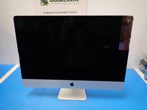 lot 8 image: Apple&nbspiMac 19,1 A2115 AIO PC &nbspINTEL(R) CORE(TM) I5-8600 CPU  3.10GHZ  16GB DDR4 SDRAM  500GB SSD  Includes power cable and IOS  Cracked screen