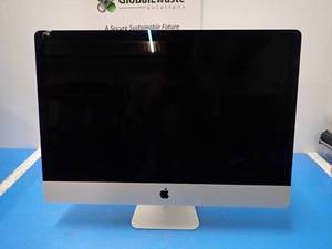 lot 13 image: Apple&nbspiMac15,1 A1419 MF886LLA AIO PC &nbspINTEL CORE I7-4790K 4 Ghz  32GB DDR3 SDRAM  1TB HD  121GB SSD  Includes power cable and IOS  cracked glass