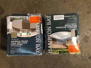 lot 7 image: Lot of Assorted Patio Covers Various Models and Conditions Customer Returns See Pictures