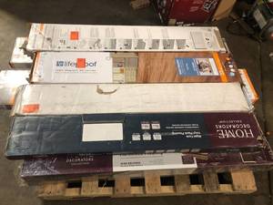 lot 14 image: Pallet of Mixed Assorted Flooring Various Models and Conditions  Customer Returns See Pictures