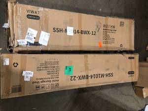 lot 26 image: Parts for VIWAT 10 ft. W x 14 ft. D Outdoor Metal Shed Storage Customer Returns See Pictures