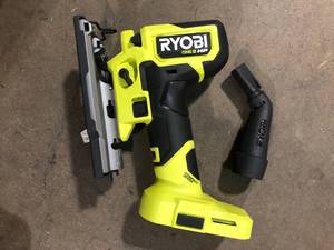 lot 35 image: RYOBI ONE HP 18V Brushless Cordless Compact Barrel Grip Jig Saw (Tool Only)    Customer Returns See Pictures