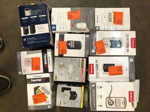 lot 37 image: Lot of Assorted Digital Door Locks Various Models and Conditions  Customer Returns See Pictures