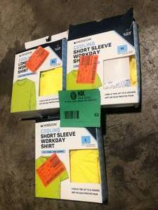 lot 53 image: Lot of assorted Mission Cooling Working Shirts various models and sizes
