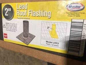 lot 60 image: Lot of Master Flow 2 in. Lead Roof Boot No Caulk Vent Pipe Flashing customer return see pictures