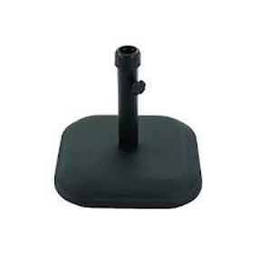 lot 50 image: StyleWell 26 lbs. Concrete and Resin Patio Umbrella Base in Black customer return see pictures