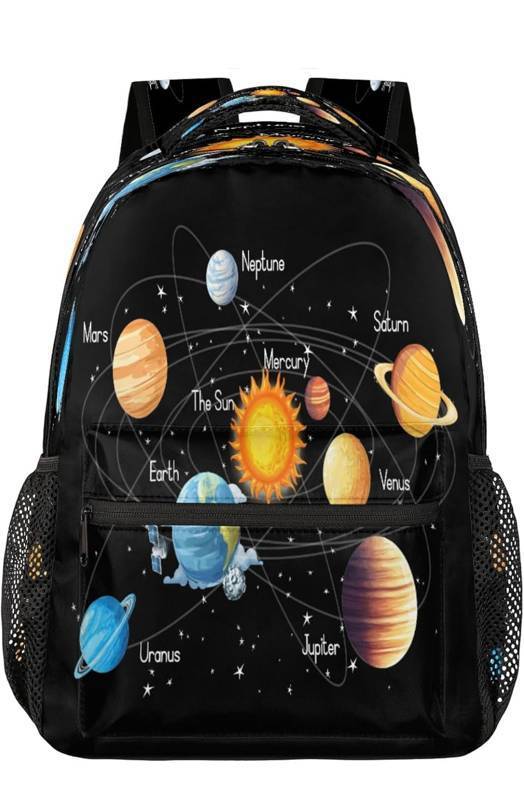 lot 226 image: Space Solar System Lightweight Backpack 16 - Brand New