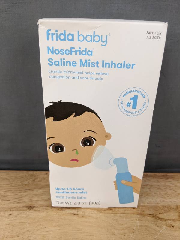 lot 129C image: Frida Baby NoseFrida Saline Mist Inhaler 2.8 oz - Brand New