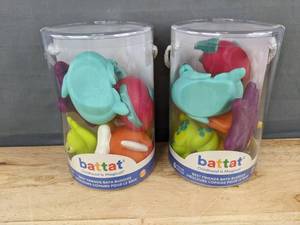 lot 205 image: Battat Best Friends Bath Buddies 6-Pack Bath Toys - Brand New