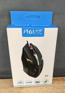 lot 217 image: USB Wired Optical Gaming Mouse, 1200 DPI - Brand New