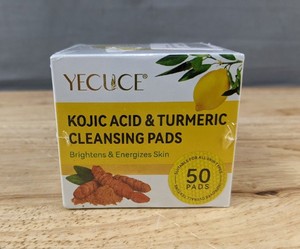 lot 289 image: 50 YECUCE Kojic Acid & Turmeric Cleansing Pads - Brand New