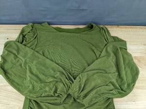 lot 179 image: Womens Green Long Sleeve Dress, Size Large - Brand New B