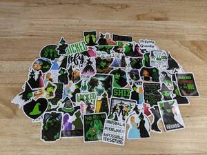 lot 191 image: 55 Wicked the Musical Stickers - Brand New