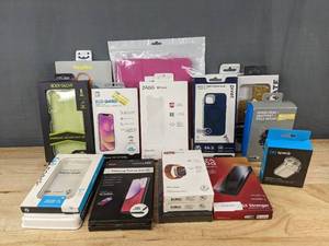 lot 70L image: Resellers Dream 18 Assorted Mobile Device Accessories Phone, iPad, AirPods Cases - Brand New