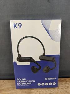 lot 42L image: K9 Bluetooth Sound Conduction Earphone - Brand New