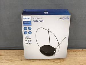 lot 317M image: Philips HD Classic TV Antenna SDV8201B27, Full HD 1080p & 4K Ready