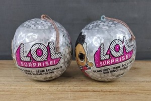 lot 216M image: 2 LOL Surprise Bling Series Dolls - Brand New M
