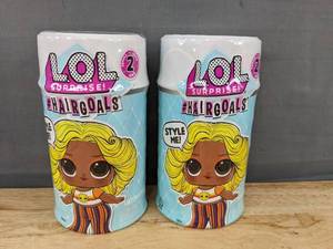 lot 236M image: 2 LOL Surprise Hairgoals Series 2 Dolls - Brand New M