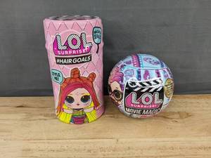 lot 68M image: LOL Surprise Hairgoals Makeover Series and Movie Magic Doll - Brand New M