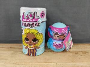 lot 204M image: LOL Surprise Hairgoals Series 2 & Color Change Lil SisLil Pet - Brand New M