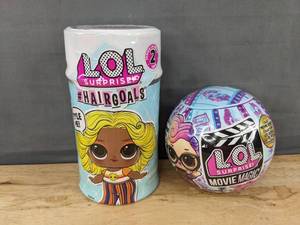 lot 300M image: LOL Surprise Movie Magic & Hairgoals Series 2 Dolls - Brand New M
