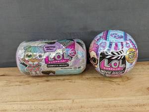 lot 112M image: LOL Surprise Confetti Reveal Winter Chill and Movie Magic Dolls - Brand New M
