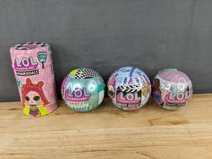 lot 80M image: 4 LOL Surprise Dolls - Brand New M