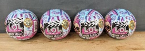 lot 120M image: 4 LOL Surprise Movie Magic Dolls - Brand New M