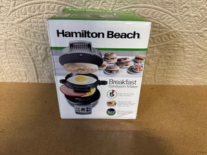 Hamilton Beach Breakfast Sandwich Maker in Box