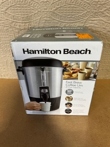 lot 41 image: Hamilton Beach Fast Brew Coffee Urn 45 Cup Capacity