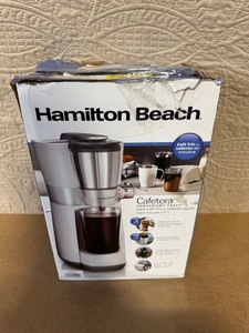 lot 42 image: Hamilton Beach Rapid Cold Brew and Hot Coffee Maker in Box