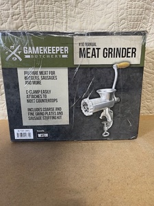 lot 131 image: Gamekeeper Butchery #10 Manual Meat Grinder by Weston